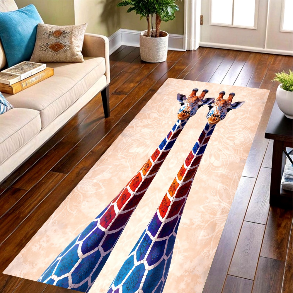 Commercial Printing & Packaging Pvt Ltd - Dywan Gradient Giraffe Long Runner, uroczy