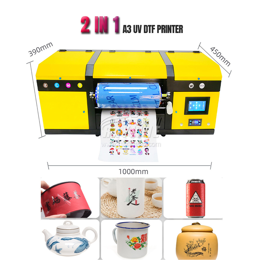 Dtf Printer Machine - Drukarka UV DTF 2 w 1