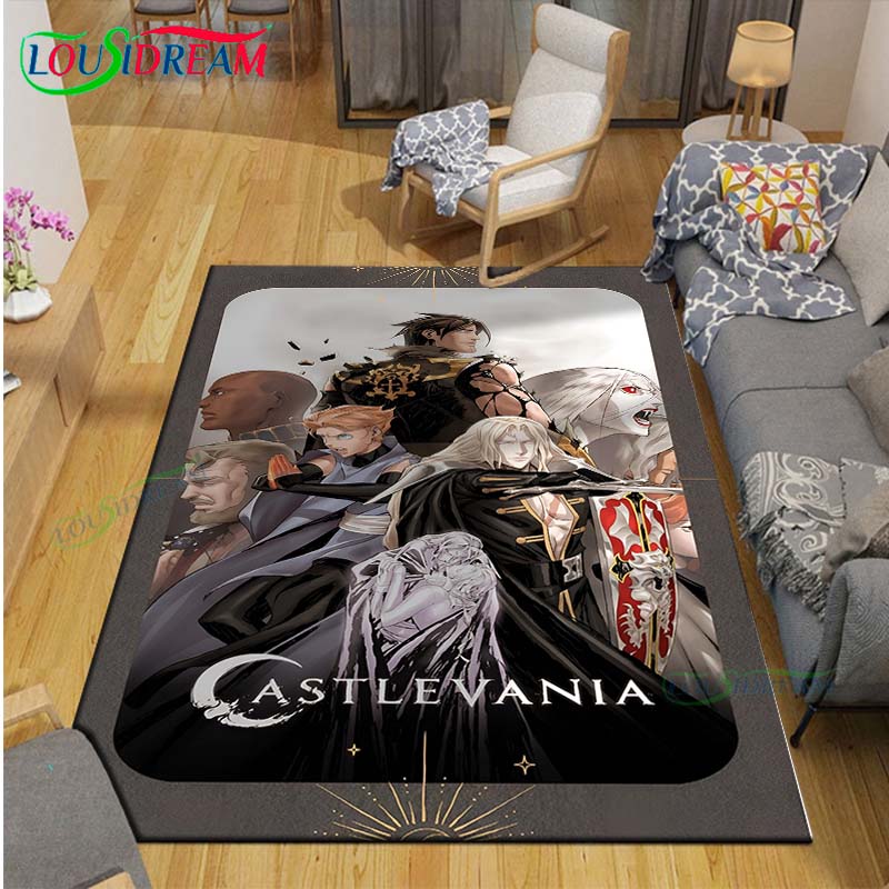 Commercial Printing Inc - Gra Castlevania Dracula Dywany Dekoracja Sypialni