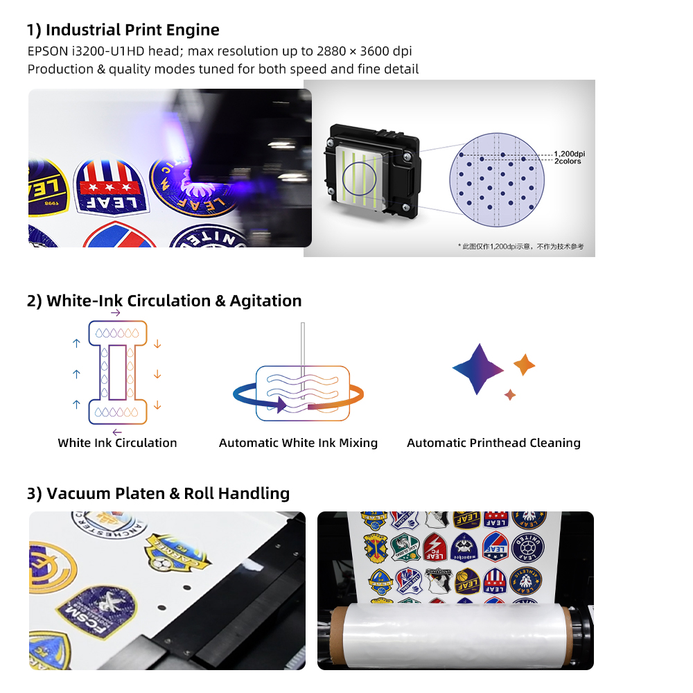 Dtf Printer Machine - Drukarka UV DTF do etykiet LEAF