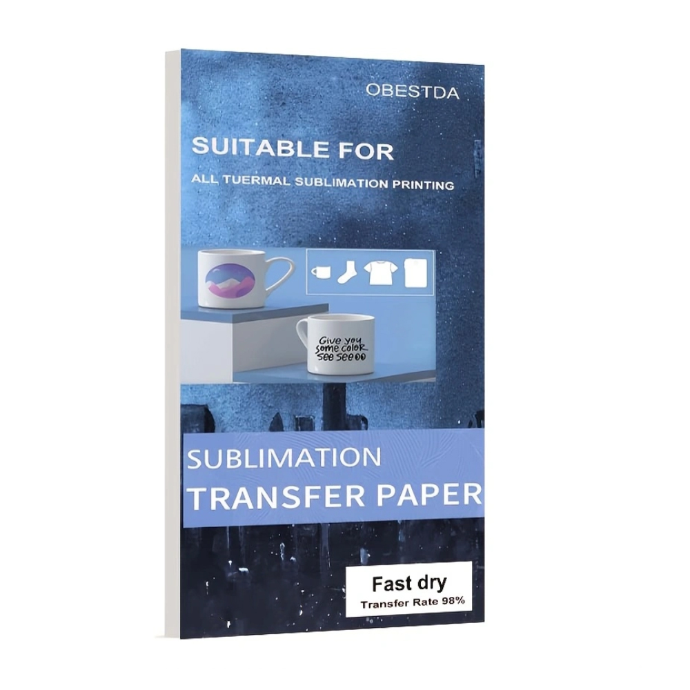 Heat Transfer Vinyl Roll - 100 arkuszy sublimacyjny papier termotransferowy do